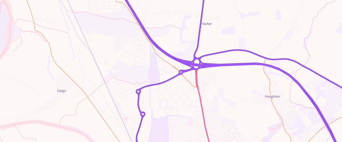 Map showing the location of Asda Carlisle Superstore