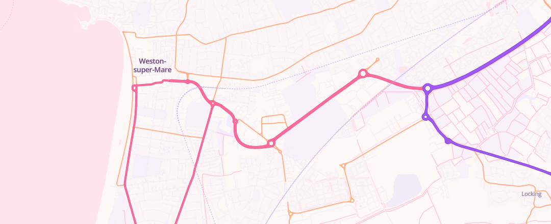 Map showing Formula First Tyre-Exhaust & Auto Centre Limited, Weston Super Mare