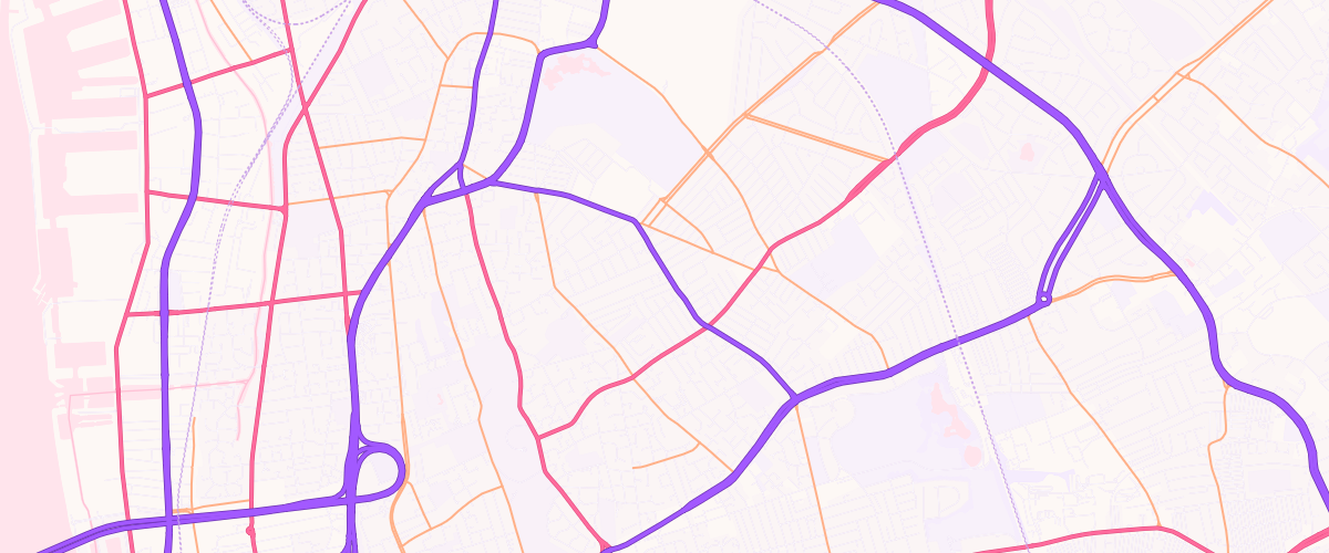 Map showing the location of Rontec Anfield