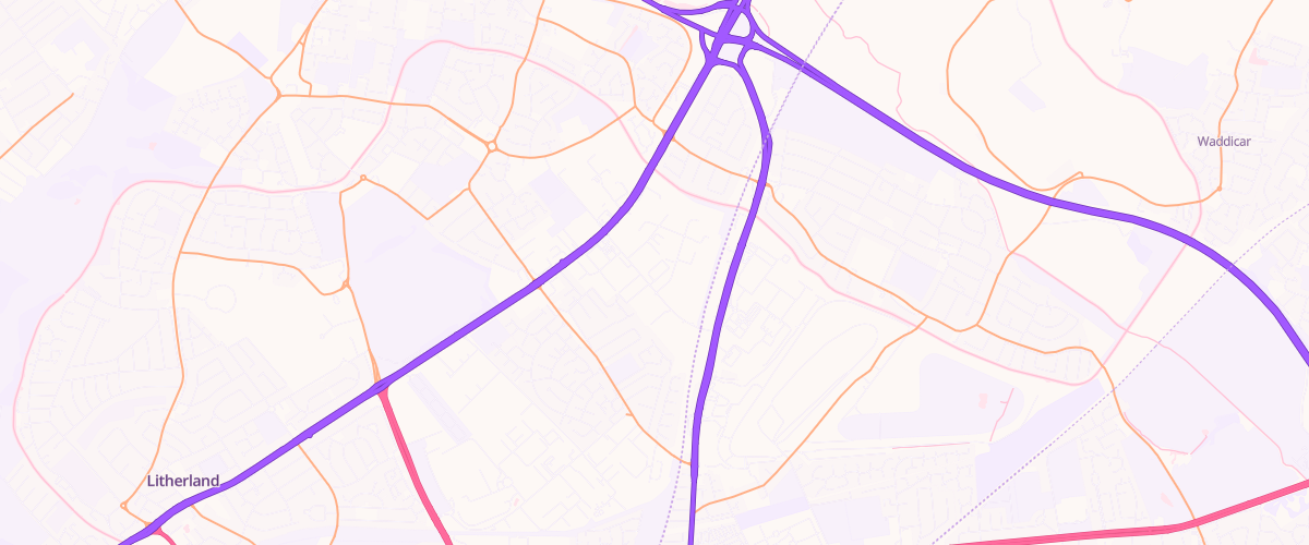 Map showing the location of Eg Bootle Pfs