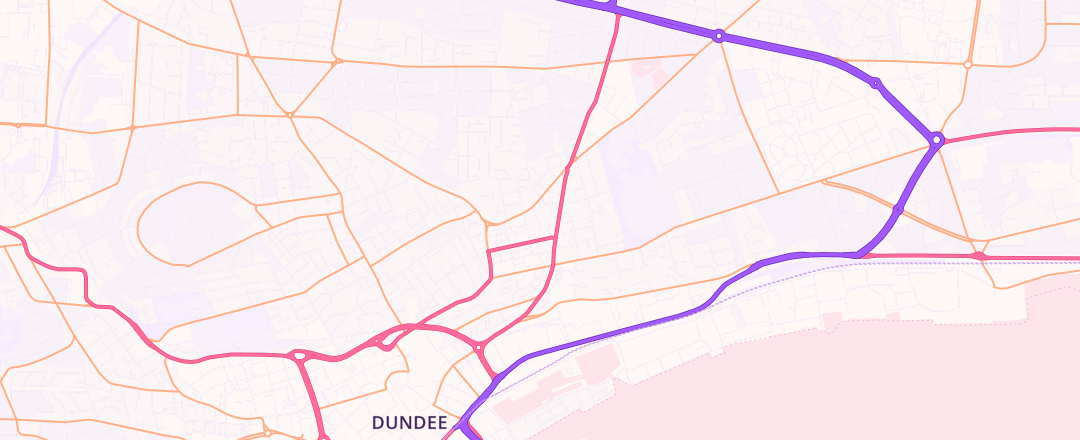 Map showing Maitland Auto Centre, Dundee