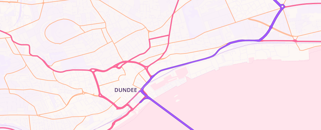 Map showing Halfords Autocentre, Dundee