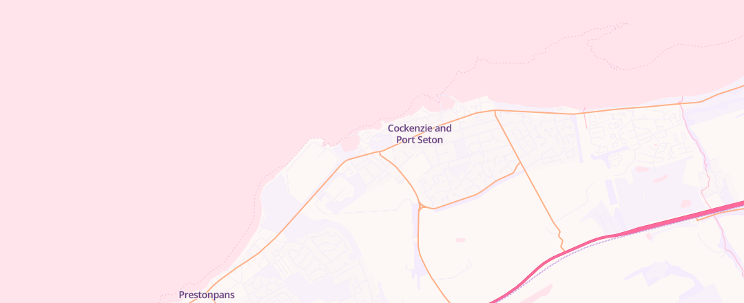 Map showing Dd's Garage, Cockenzie