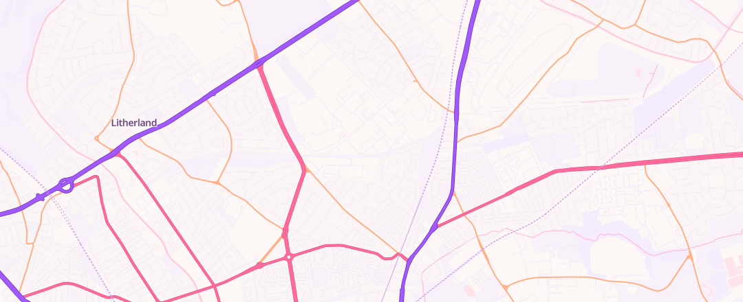 Map showing Netherton Motor Company, Liverpool