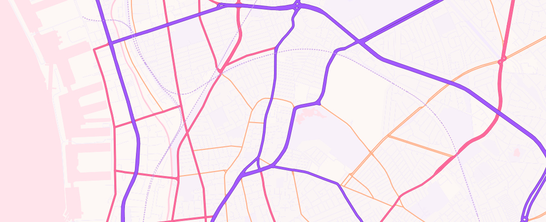 Map showing Springfield Garage, Liverpool