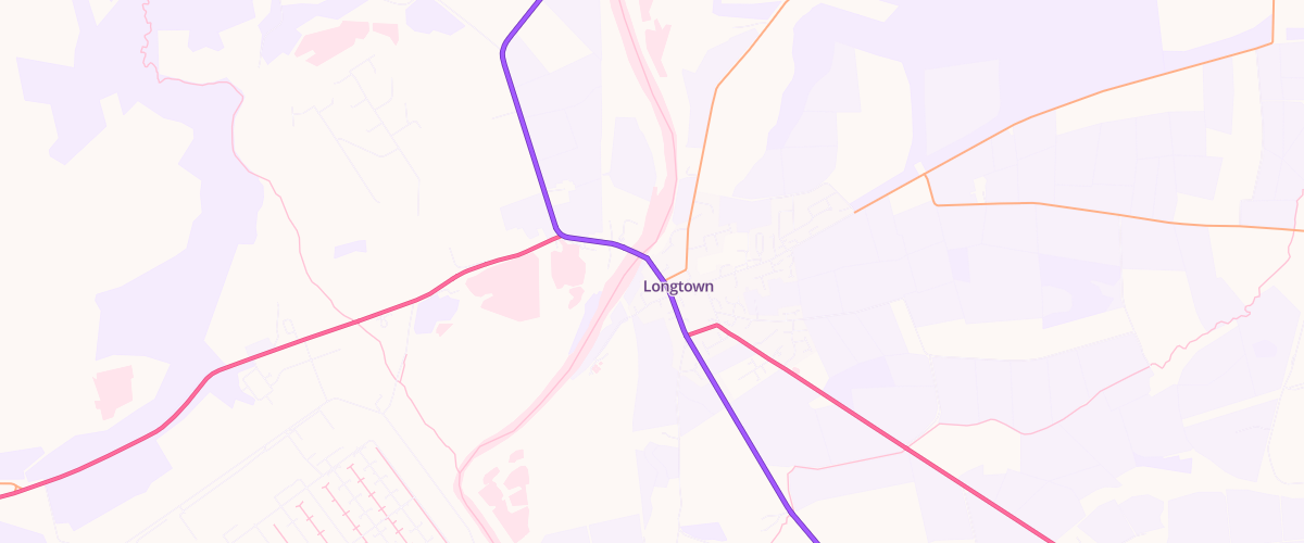 Map showing the location of Gem Longtown