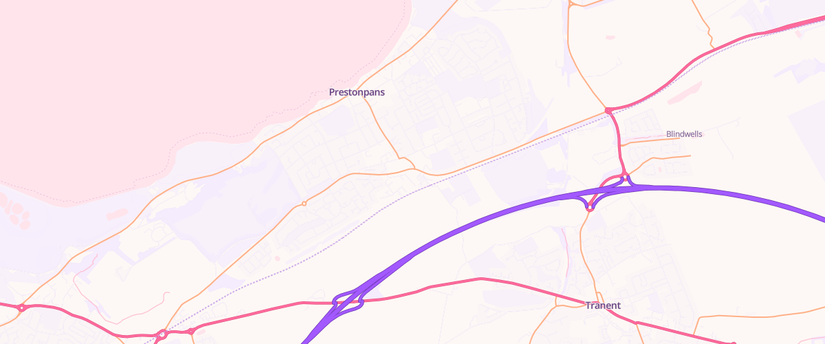 Map showing the location of John Hastie Son Ltd