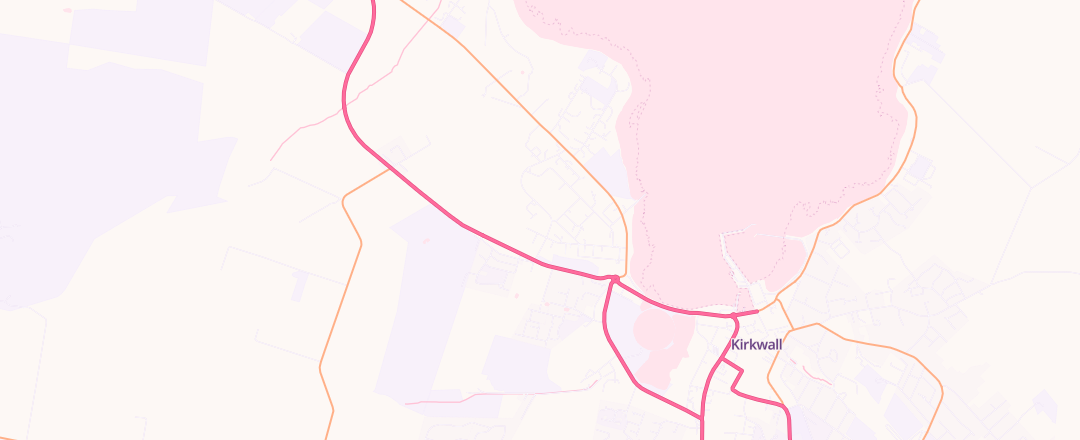 Map showing The Pit Stop, Kirkwall