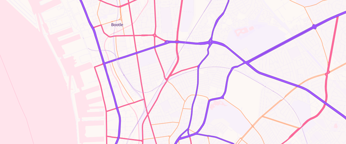 Map showing the location of Go Kirkdale