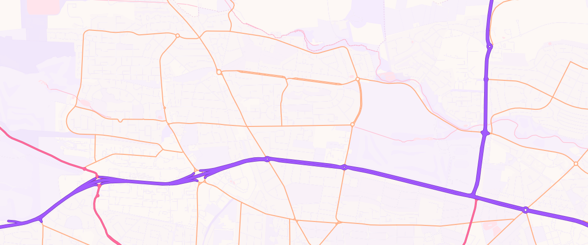 Map showing the location of Asda Dundee Kirkton Superstore
