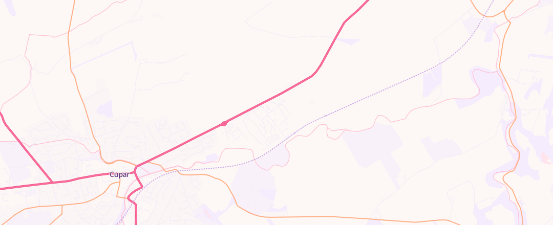 Map showing A2b Auto Centre Limited, Cupar