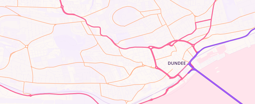 Map showing Owler Motor Services, Dundee