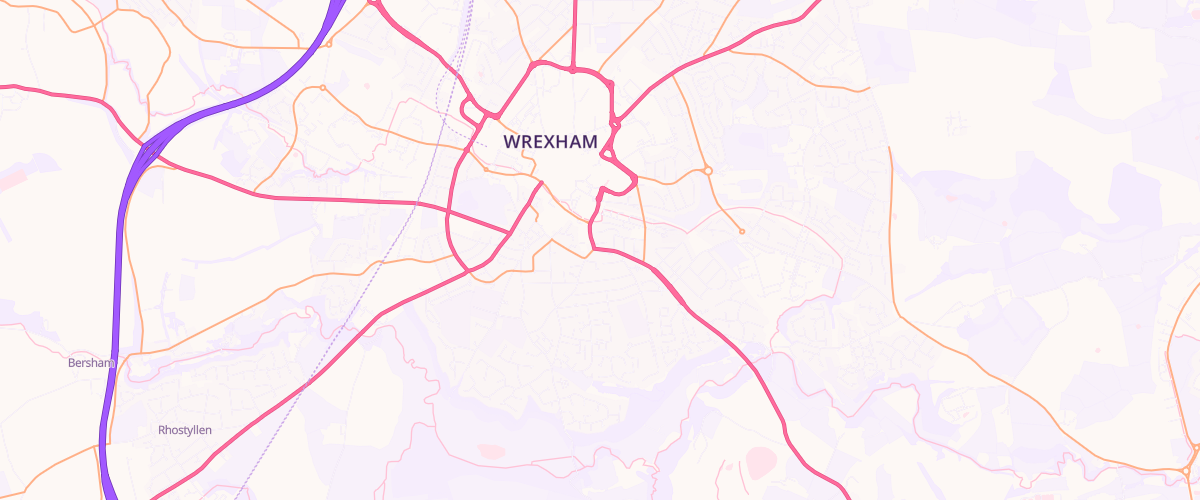 Map showing the location of Mfg Beechley