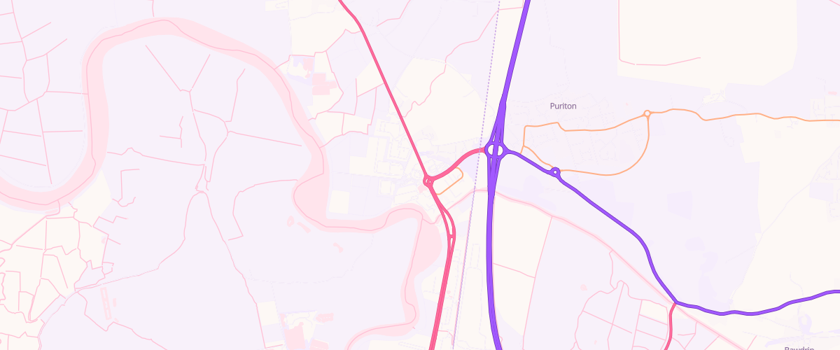 Map showing the location of Shell Co-Op Bridgwater