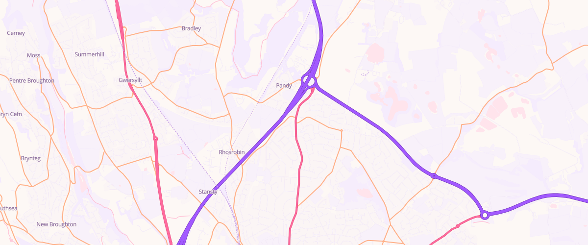 Map showing the location of Smithy View Service Station