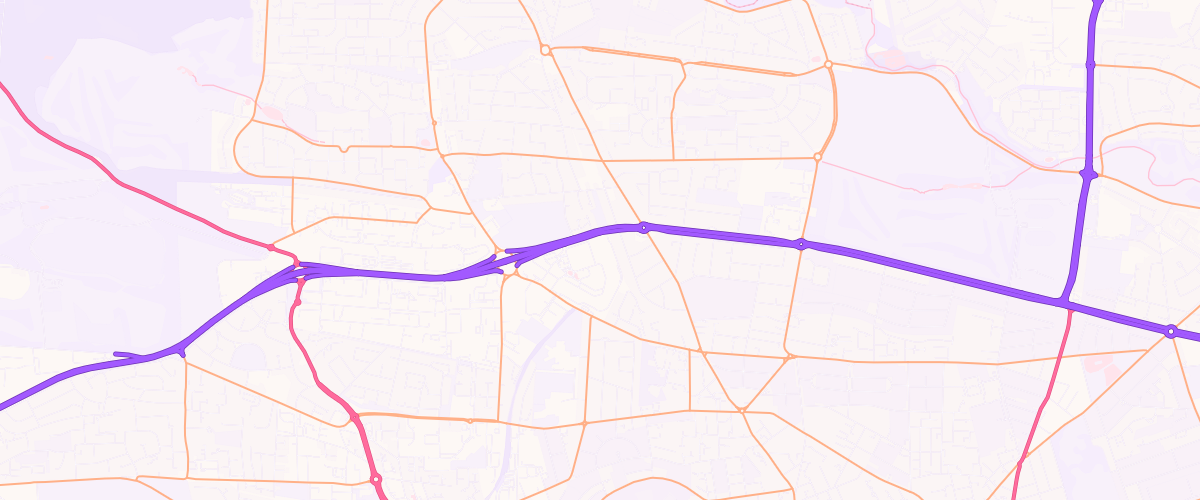Map showing the location of Dundee Extra Petrol Filling