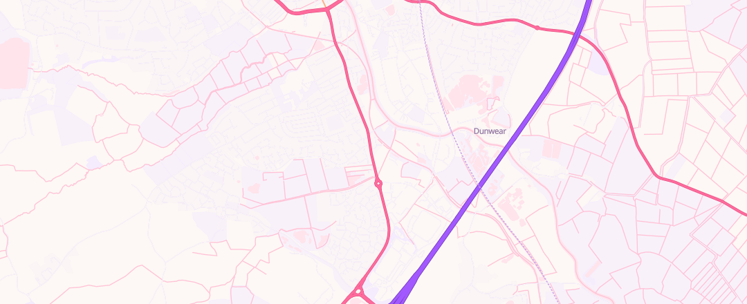 Map showing Tsr Performance, Bridgwater