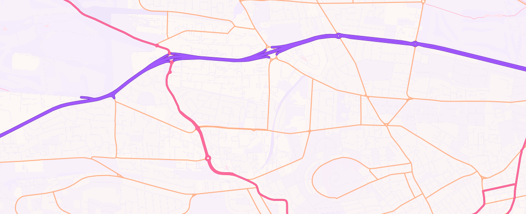 Map showing Pentland Motor Company Ltd, Dundee