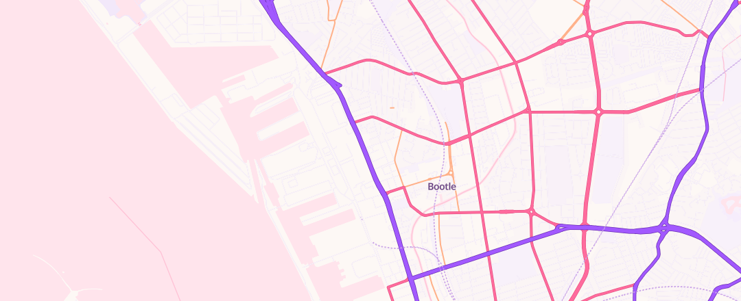 Map showing N/A, Liverpool