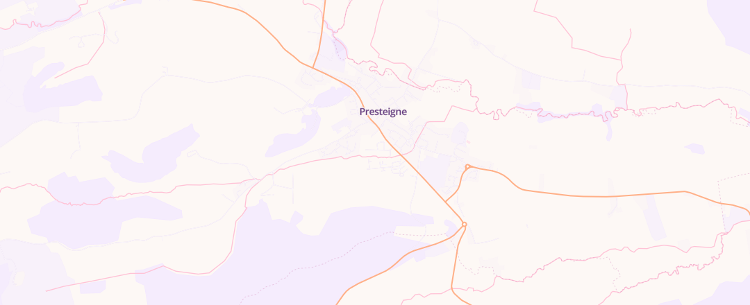 Map showing Clive William Lloyd, Presteigne