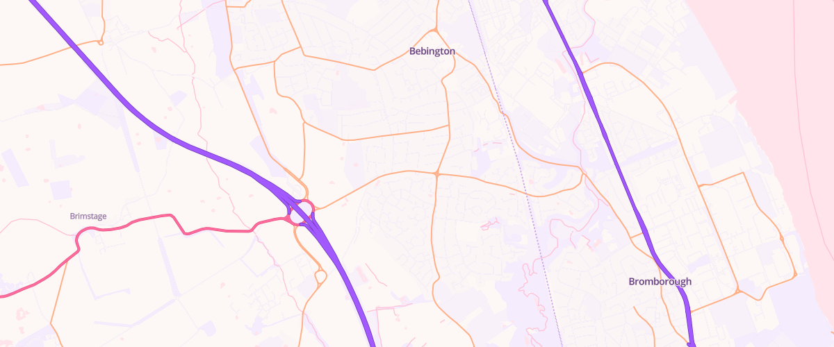 Map showing the location of Spital Sf Connect