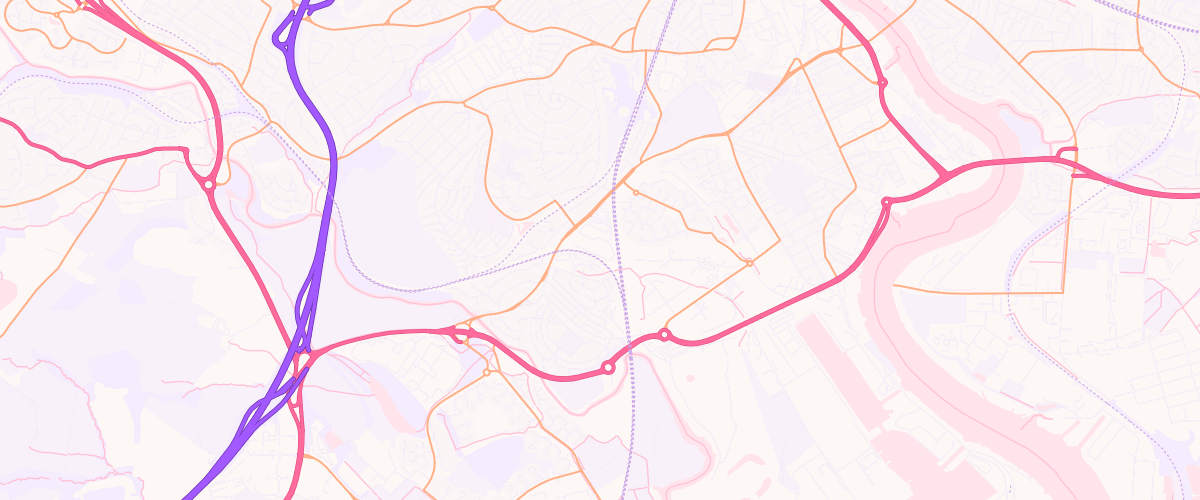 Map showing the location of Newport Extra Petrol Filling