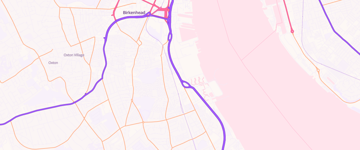 Map showing the location of Go Tranmere