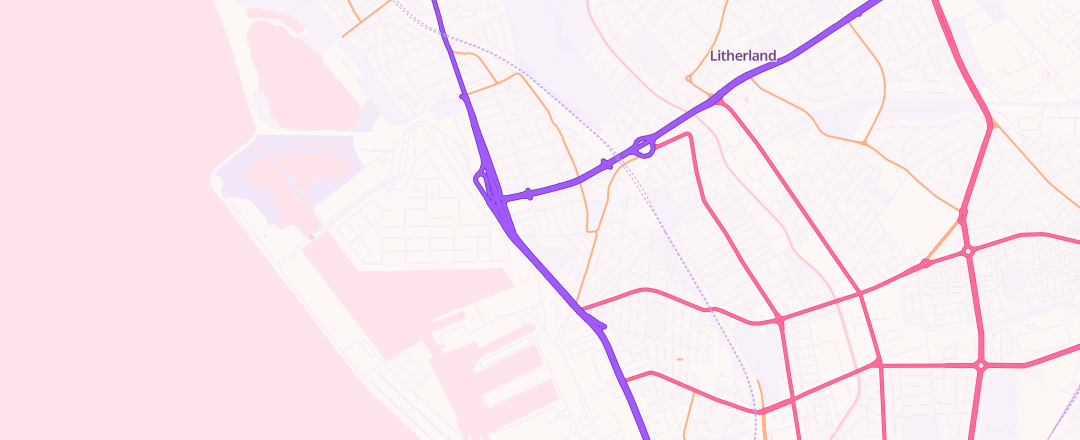 Map showing Rawson Road Garage Limited, Liverpool