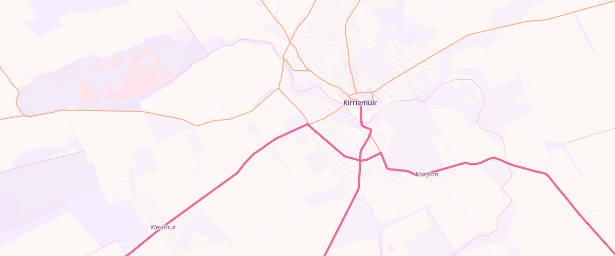 Map showing the location of Southmuir Services Ltd