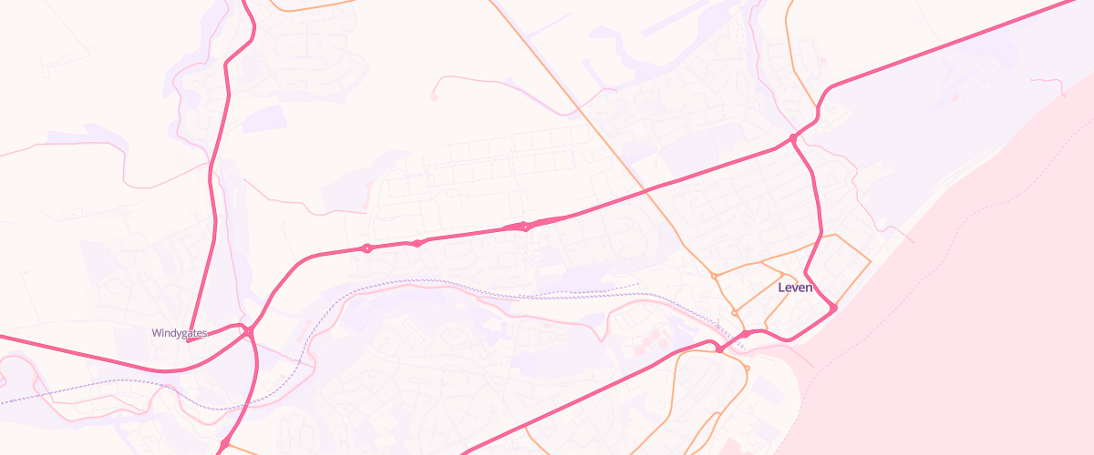 Map showing the location of Mfg Leven
