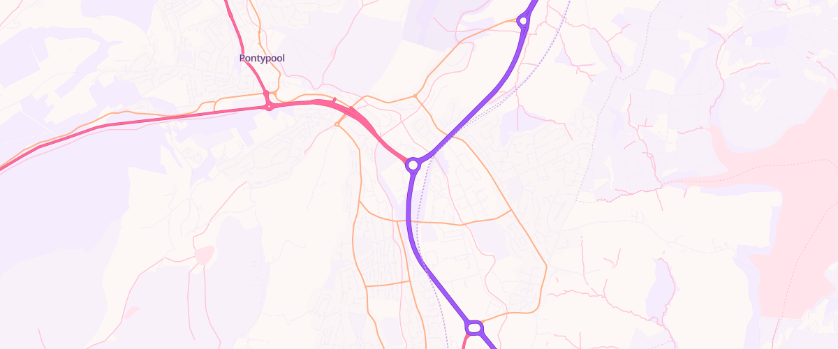 Map showing the location of Asda Folly Tower Express