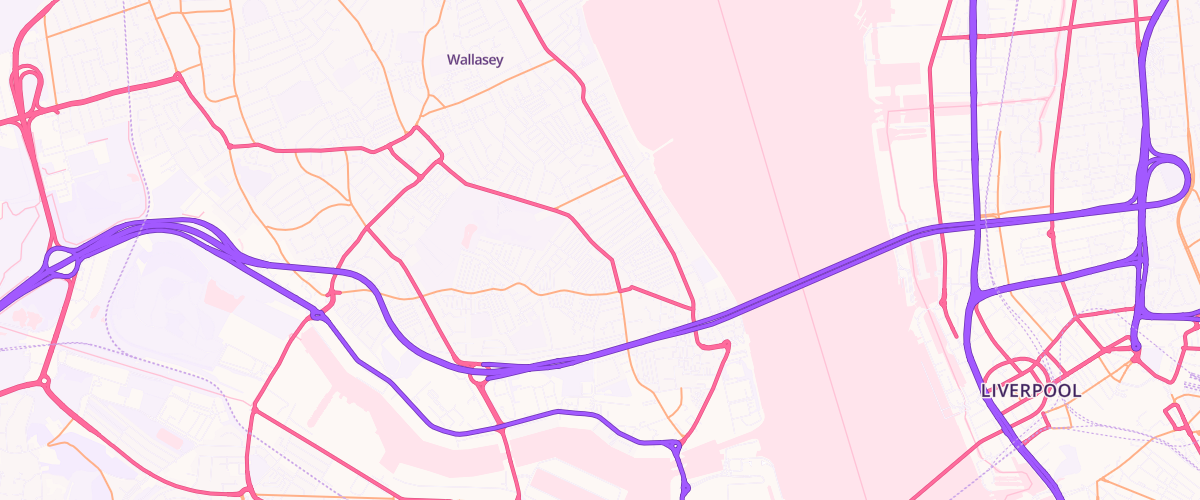 Map showing the location of Mfg Liscard