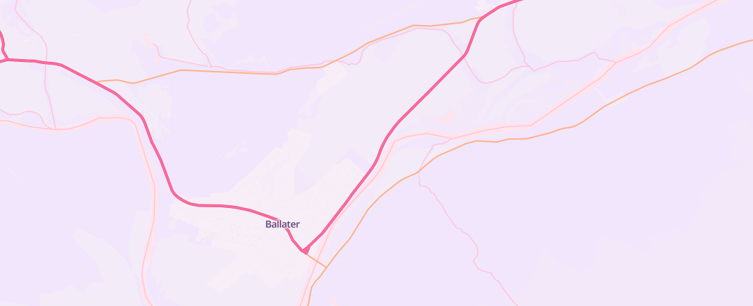 Map showing Riverside Garage, Ballater