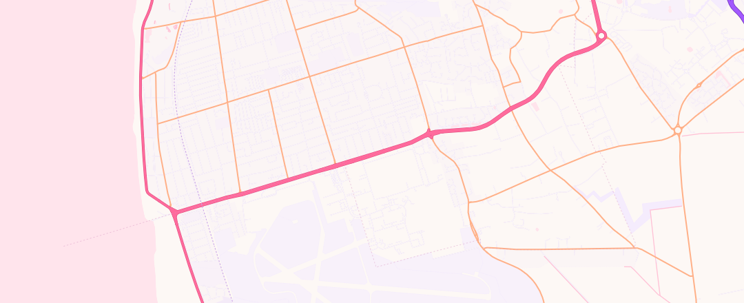 Map showing Clover Leaf Garage, Blackpool