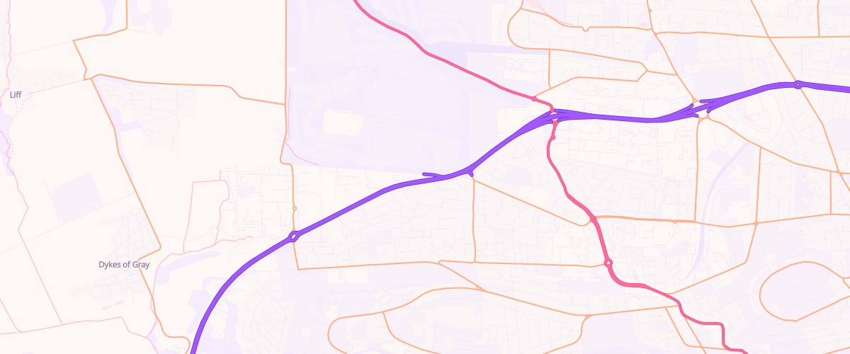 Map showing the location of Kingsway West Sf Connect