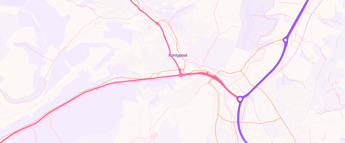Map showing the location of Albion Service Station