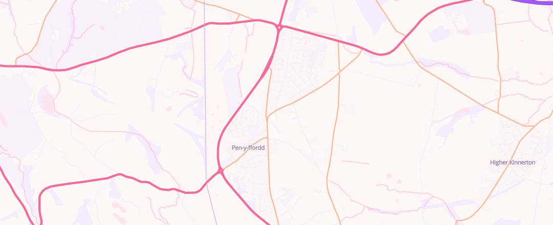 Map showing Village Motors, Chester