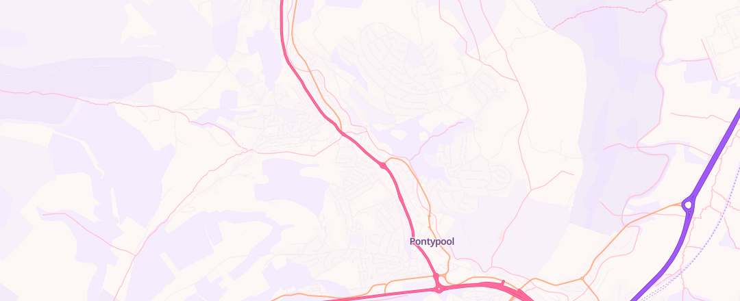 Map showing S & A Auto Repairs, Pontypool