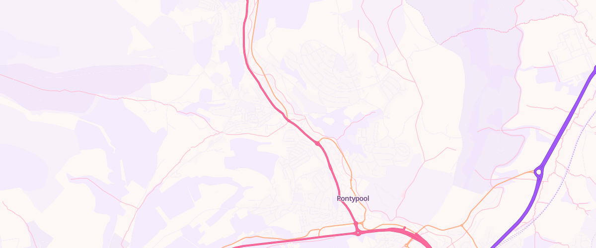 Map showing the location of Pavilion Service Station