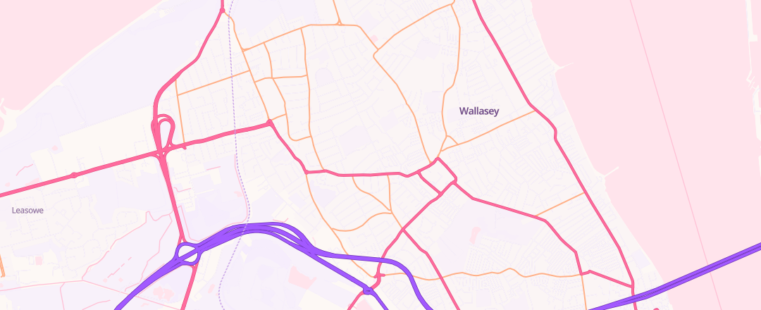 Map showing Belvidere Auto Services Ltd, Wallasey