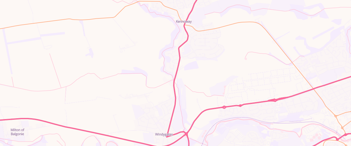 Map showing the location of Highland Fuels Ltd