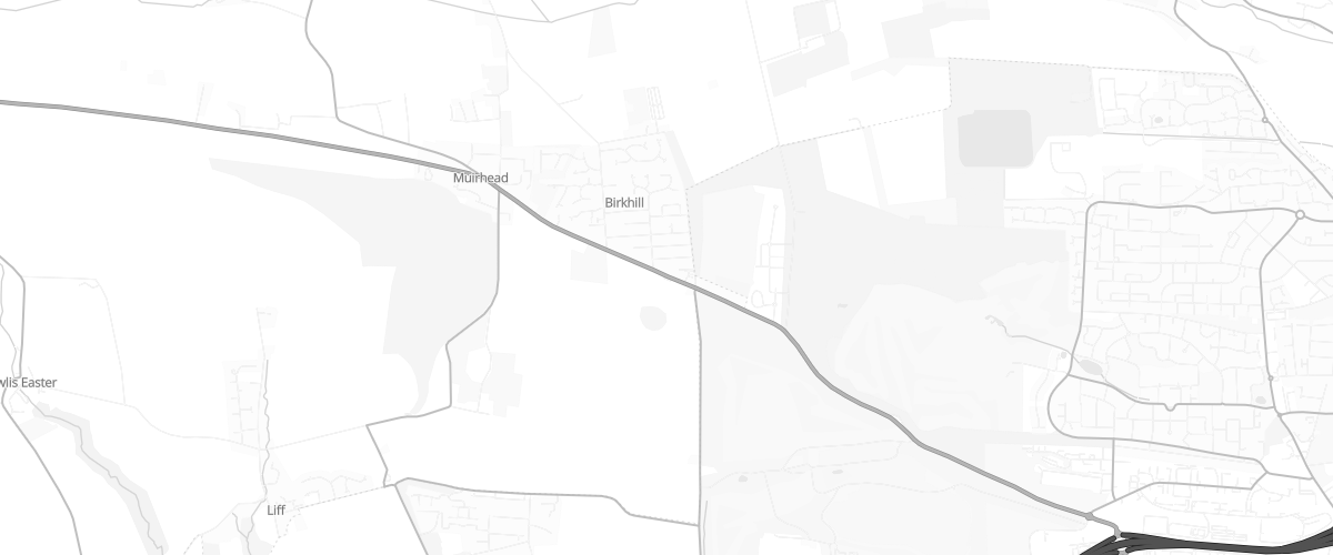 Map showing the location of Asda Birkhill Express Petrol