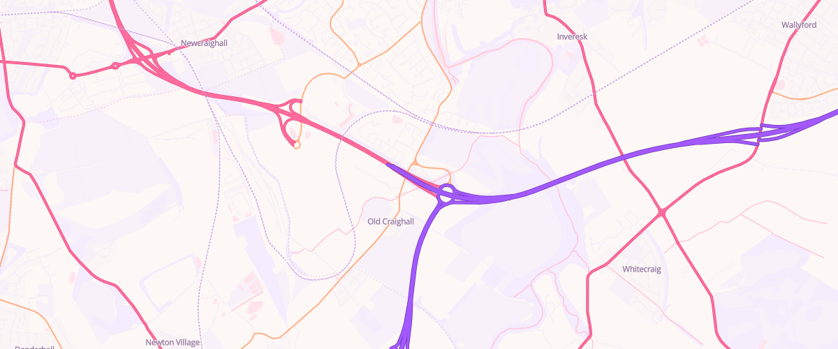 Map showing the location of Mfg Monktonhall
