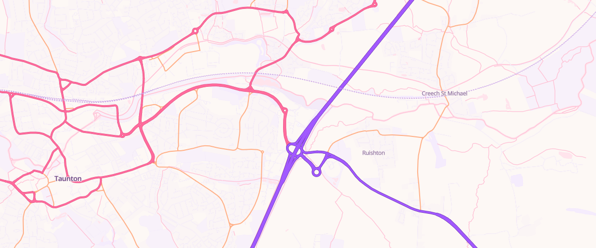 Map showing the location of Sainsburys Hankridge Farm