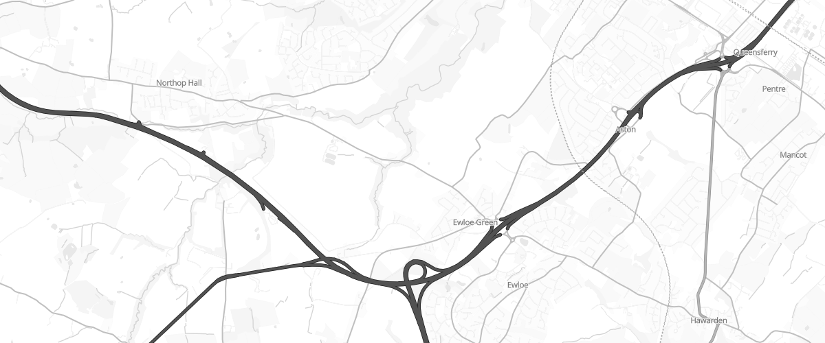 Map showing the location of H W Oultram Co
