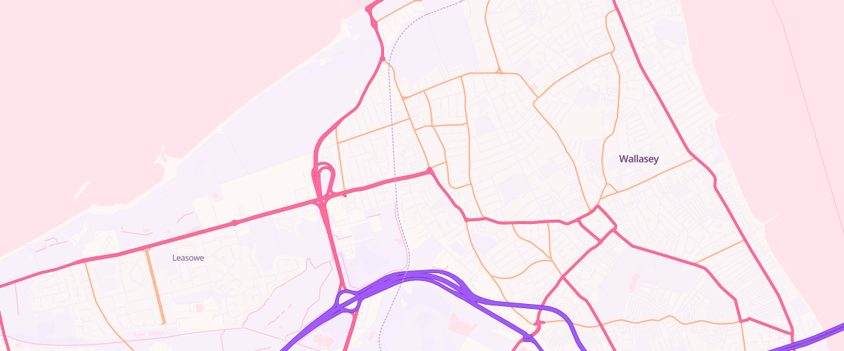 Map showing the location of Mfg Wallasey Village