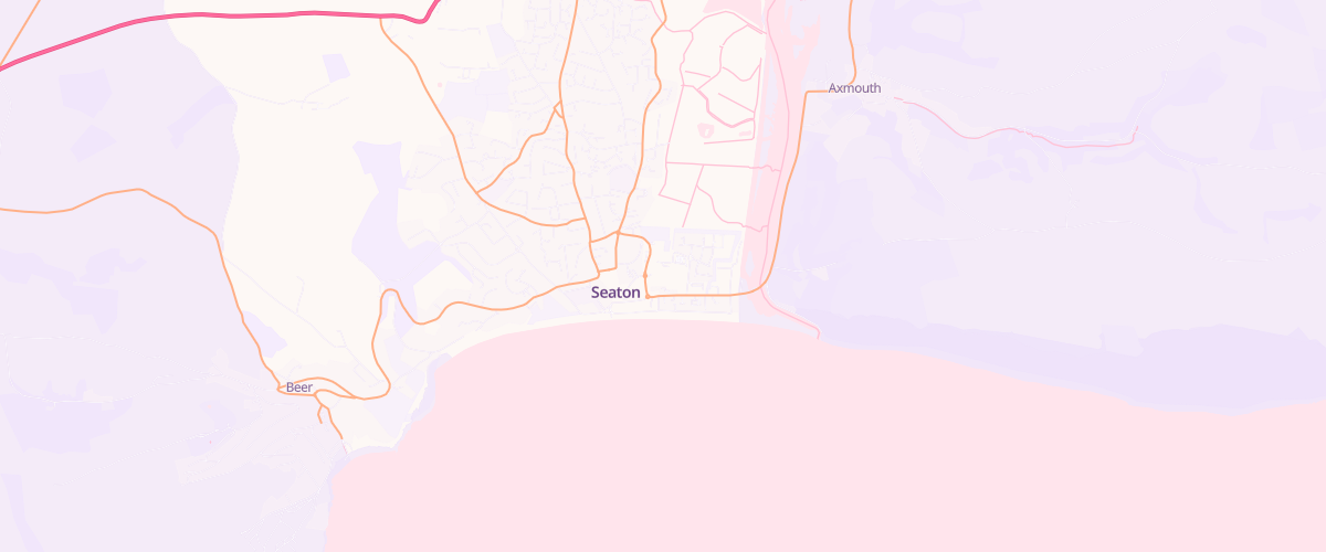 Map showing the location of Seaton Superstore Petrol Filling
