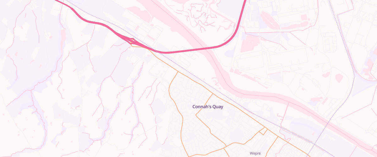 Map showing the location of Asda Quay Express Petrol