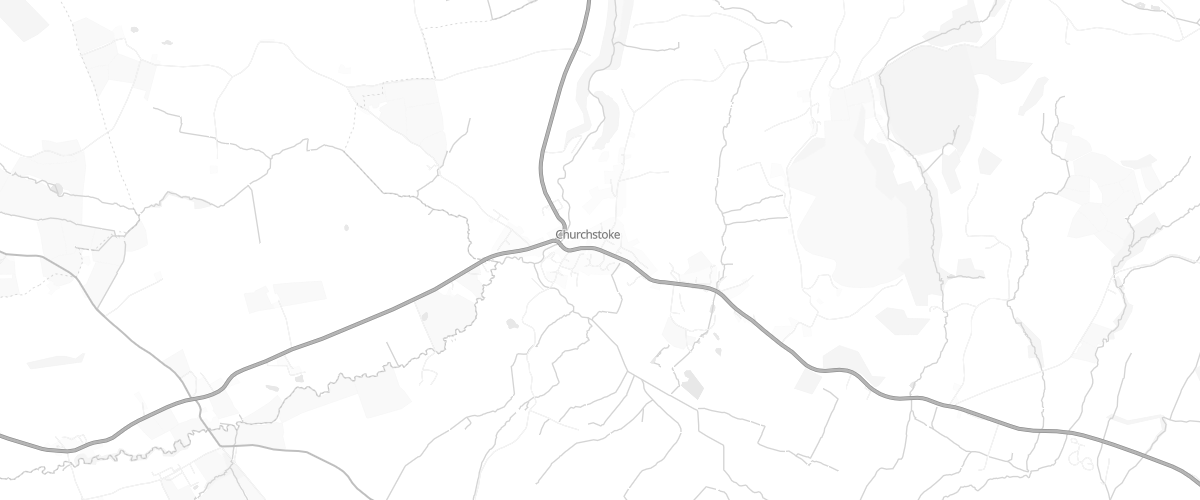 Map showing the location of Our Coop Churchstoke