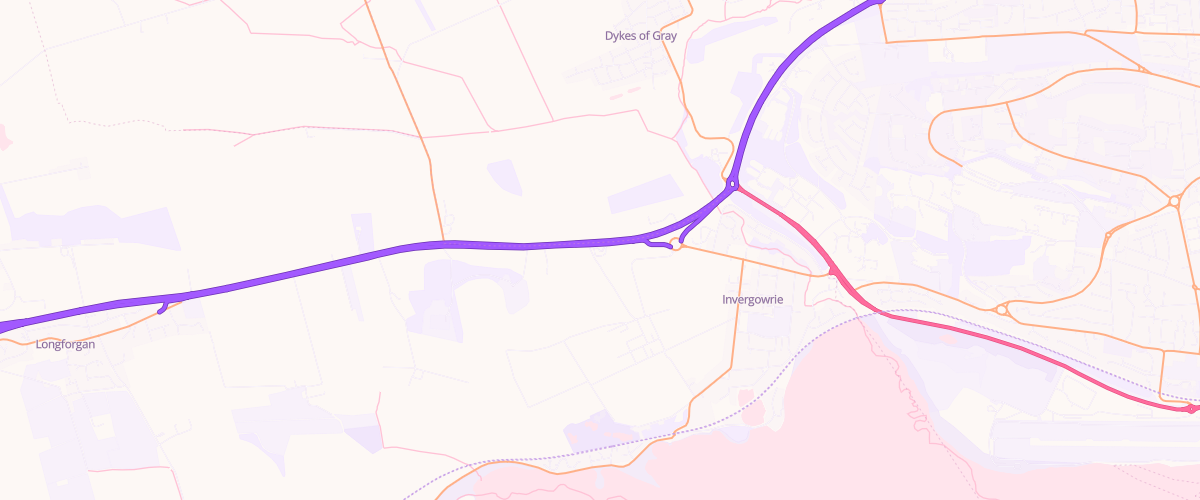 Map showing the location of Bullionfield Sf Connect